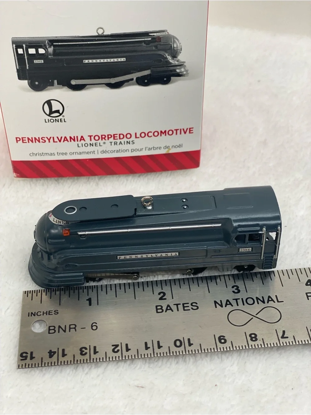 Hallmark Keepsake 2014 Lionel Pennsylvania Torpedo Locomotive Ornament Train